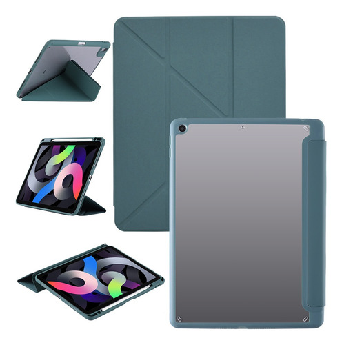 Funda Compatible Con 10.2 iPad 9/8/7gen 2021/2020/2019 Verde