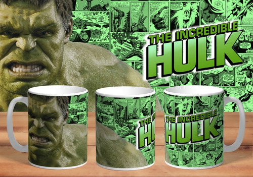 Taza De Plastico Super Heroes Hulk Personalizada #2