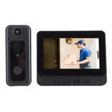 Cámara Inalámbrica Smart Wifi Con Videoportero, 1080p Hd, Gr
