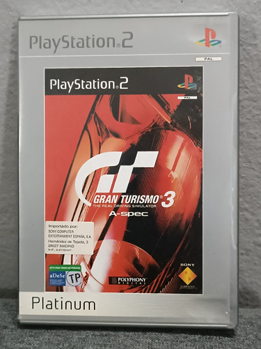 Videojuego Gran Turismo 3 Ps2 Playstation 2 Original Pal