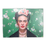 Individual Frida Kahlo Retro Lona / Goma Eva Reversibl 30x40
