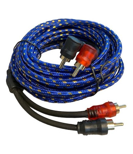 Cable Rca Para Potencia Woofer 5 Metros