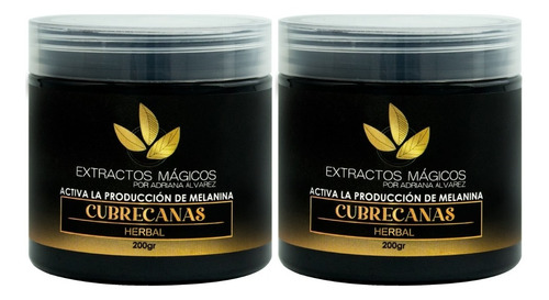 2 Cubrecanas Herbal Tinte Para Cabello