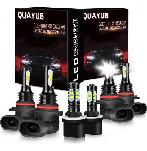 Kit 9005 9006 880 Para Chevy Faros Foco Led Luz 40w Canbus