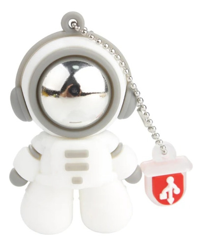 Memoria Usb 64gb Diseño Forma Figura De Astronauta Animado