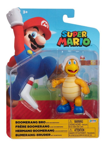 Super Mario Bros Figura Modelo Boomerang Bro 10 Cm Altura