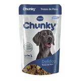 Alimento Chunky Delidog Para Perro Adulto Todos Los Tamaños Sabor Pavo En Sobre De 250g