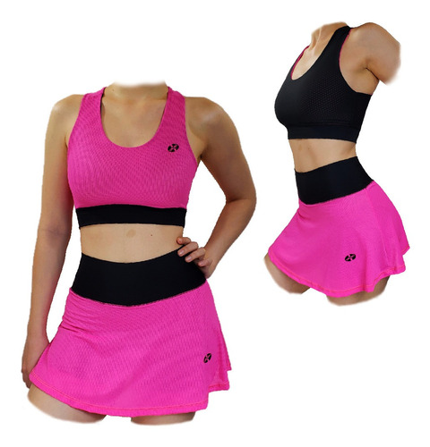 Conjunto Deportivo Fit  Training Top De Doble Faz  Oxo Sport