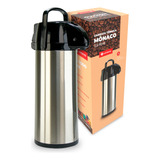 Garrafa Térmica Inox Alavanca 2,5l Café Tereré Chá Chimarrão