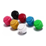 Kit De 32 Botones Tipo Sanwa Pequeños 24 Mm Varios Colores