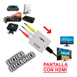 Convertidor De Rca A Hdmi Vhs Camara Play 2 Wii Xbox Tv Hdmi