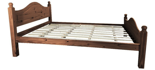 Cama Sari 2 1/2 Plazas 140x190 Cm Madera Pino Macizo