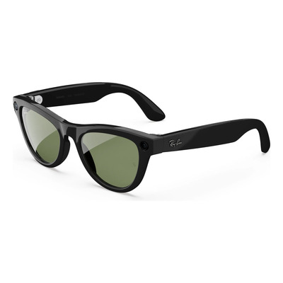 Ray-ban Meta Skyler (gen 2) Negro Brillante, Micas En Verde | Meses sin interés