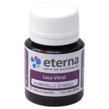 Laca Vitral Eterna 10 Amarillo Dorado 37ml La Plata