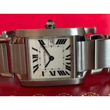 Cartier Tank Frances Mediano Dama Mod 2465 Con Estuchedivino