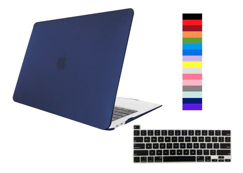 Kit Case Macbook New Pro 13 2022 A2338 M2 + Pelíc De Teclado