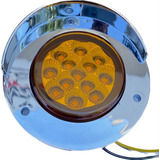 Plafon Led 2.5  Pulgadas Con Bisel Visera Cromada Estrobo