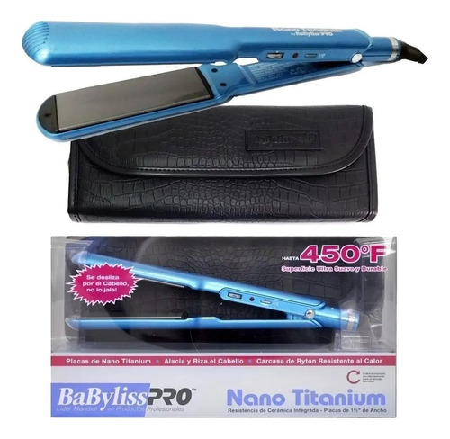 Planchita De Pelo Ultra Flat Nano Estuche Babyliss Pro 9559