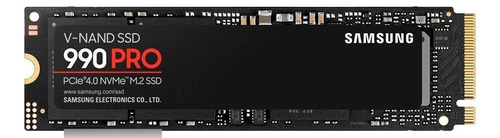 M.2 Samsung 990 Pro Pci-e Nvme Gen4 1tb Leituras: 7450mb/s E Gravações: 6900mb/s - Mz-v9p1t0bw