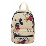 Mochila Importada Mickey Mouse Con Monedero Marca Zara