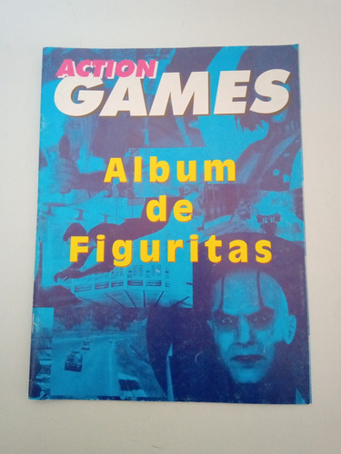 Revista Action Games - Álbum Vacío Con Muchas Figuritas 