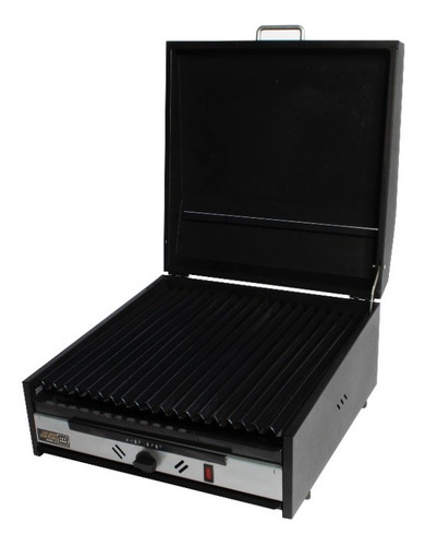 Parrilla Eléctrica Extra Grande 2 Niveles De Potencia 2000w Color Negro