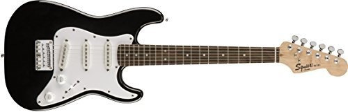 Guitarra Eléctrica Squier Mini Stratocaster, Negra.
