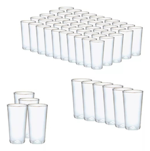 80 Set Vasos Vasos Reutilizables Vasos Cerveceros Vaso Plastico Vasos Plasticos Vasos Acrilicos Vaso Grande 300ml Pasteleriacl