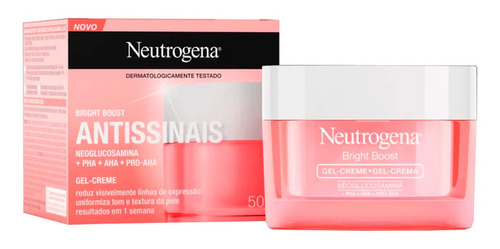 Gel Creme Facial Antissinais Neutrogena Bright Boost 50g