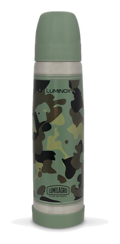 Termo Lumilagro Luminox Camuflado Acero Inoxidable Matero