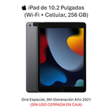 iPad De 10.2  9th Gen Wi-fi + Cellular 256gb - Gris Espacial