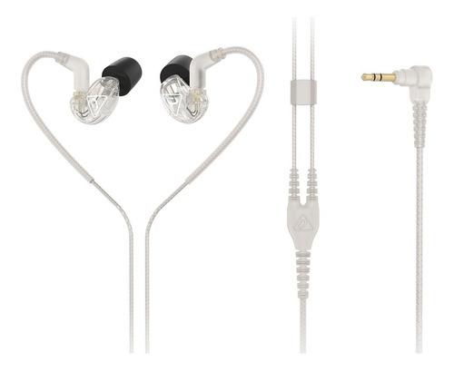 Auriculares P/monitoreo De Estudio Behringer Intrauditivo Color Blanco