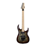 Guitarra Eléctrica Cort X Series X300 De Tilo Brown Explosion Con Diapasón De Arce