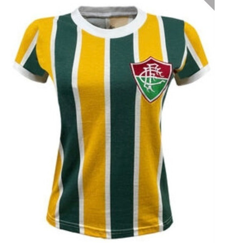 Camisa Fluminense Feminina Copa Do Mundo - Liga Retrô
