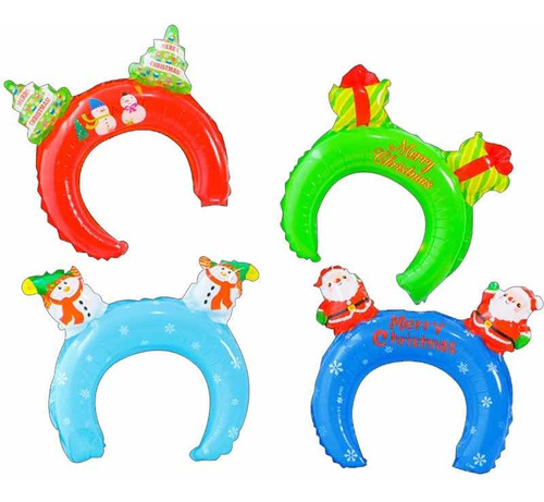 Globos Navideños, Globos Navidad Para La Familia, Diademas