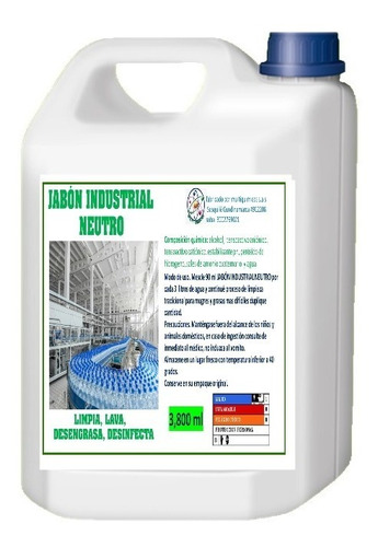 Jabón Neutro Industrial Galón - mL a $12