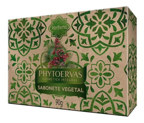 Sabonete Em Barra Vegetal Refrescante Verbena Phytoervas 90g