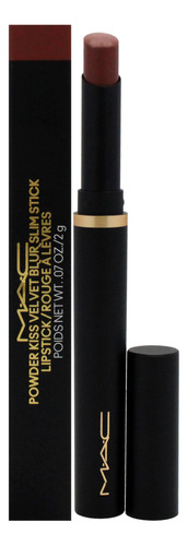 Lápiz Labial Mac Powder Kiss Velvet Blur Slim Stick 883 Spic