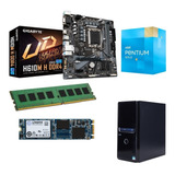 Kit Actualización Intel Pentium G7400 H610 4g 500g Gab Kt