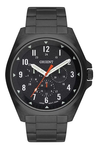 Relógio Orient Mpssm005 P2px Aço Inox Preto Números