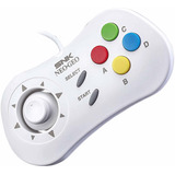 Control Neogeo Mini Pad Color Blanco Para Consola Neogeo