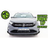 Front Lip Spoiler Volkswagen Nivus Comfort Highline Black 