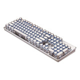 Teclado Gaming Odpaltoy, Estilo Mecánico, Retro Punk, Tri-mo