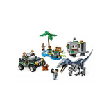 Set De Construcción Lego Jurassic World Baryonyx Face-off: The Treasure Hunt 434 Piezas  En  Caja