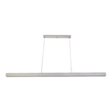 Luminaria Lustre Pendente Retangular Led Integrado 50w 115cm