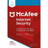 Mcafee Internet Security 1 Dispositivo 1 Ano