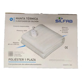 Manta Calienta Cama Termica Silfab Frazada Electrica-1 Plaza