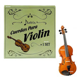 Cuerdas Para Violin 4/4 3/4 Distele Acero Y Aluminio Ax