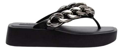 Chinelo Petite Jolie Hit Com Correntes E Salto Plataforma | Frete grátis