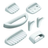 Accesorios Para Baño Ferrum Blanco 7 Piezas Aje7